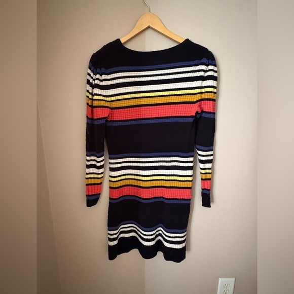 Free People Gidget Striped Sweater Mini Dress Multicolor Size S - Picture 8 of 10